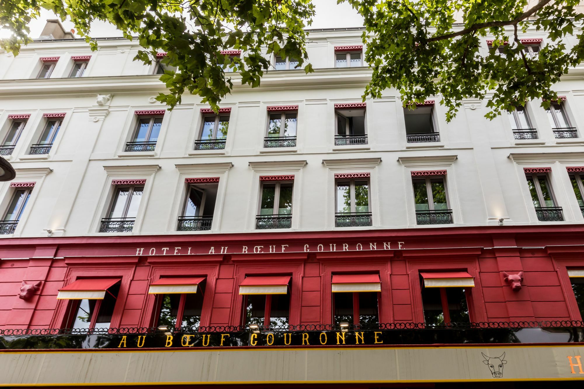 Hotel Restaurant Au Boeuf Couronne Париж Екстер'єр фото